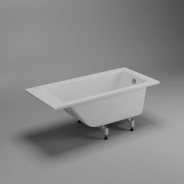 Ванна из литьевого мрамора Delice Diapason 150x70 см белая, прямоугольные - фото 5