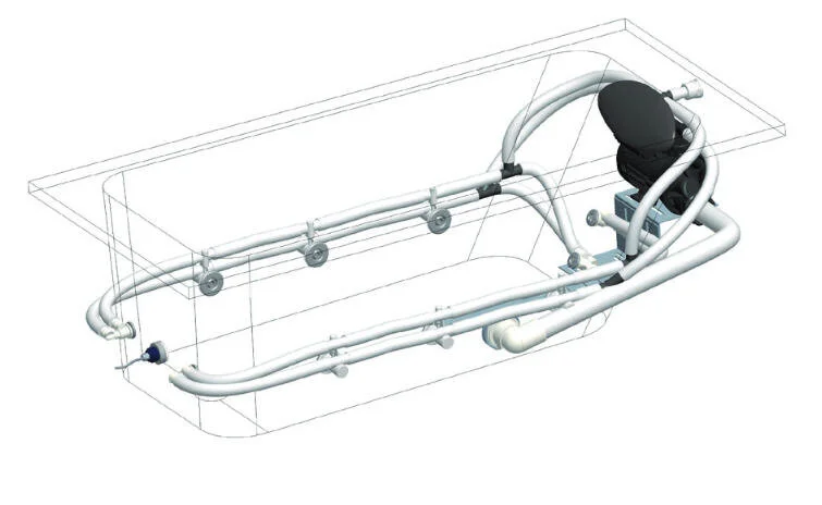 Ванна гидромассажная акриловая Jacob Delafon Formilia E5TN6139RU 170 х 80 см, система Tonus +, правосторонняя, каркас в подарок - фото 2