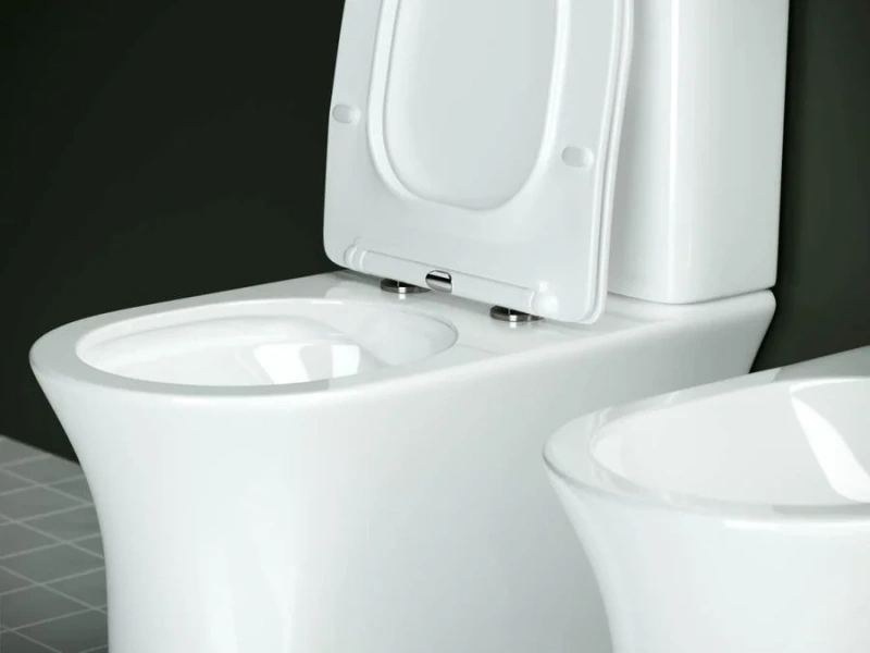 Унитаз компакт Ceramica Nova Star с бачком, безободковые, сиденье с микролифтом , с антивсплеском, компакт, низкие - фото 5