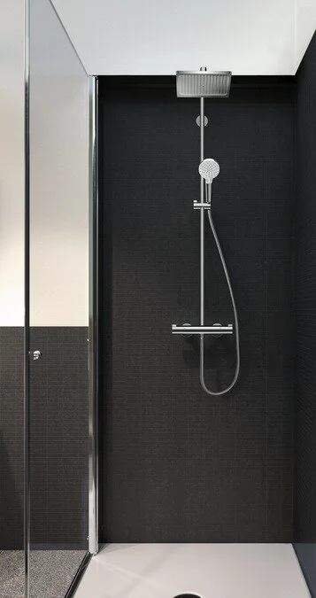 Душевая стойка Hansgrohe Crometta E с термостатом - фото 3