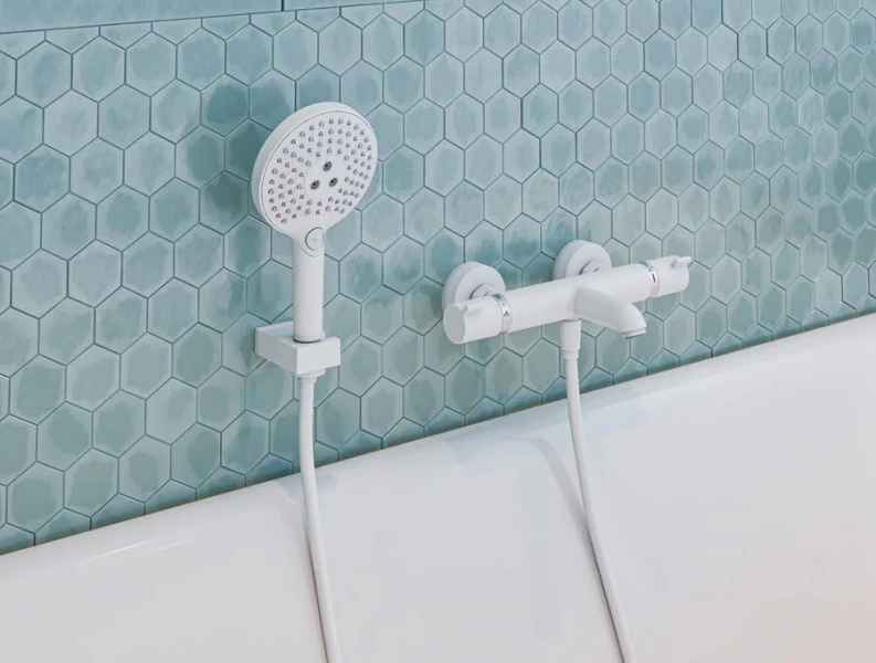 Лейка для душа Hansgrohe Raindance Select S матовый белый, белые - фото 3