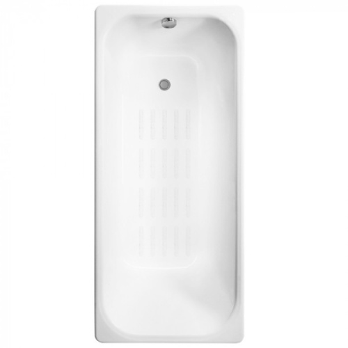 Ванна чугунная Delice Aurora 170х70 см с антискользящим покрытием, без ручек