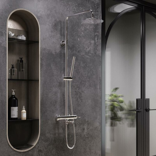 Душевая стойка Damixa Scandinavian Pure 936740 с изливом - фото 2