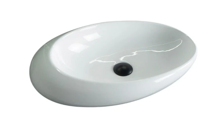 Раковина GID Creativo N9050 59 см белая - фото 1