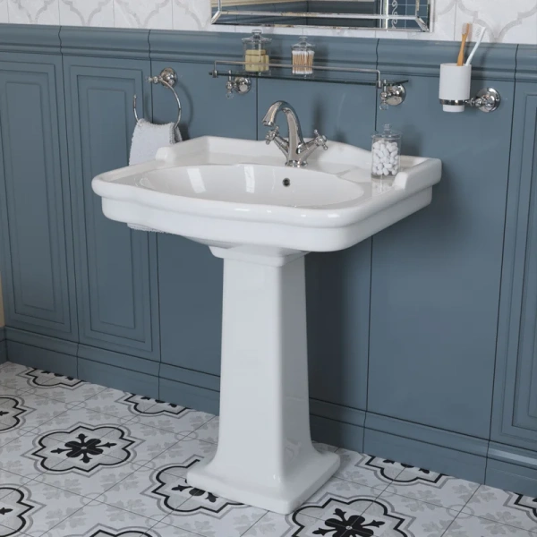 Раковина BelBagno Boheme 70 см с белая - фото 2