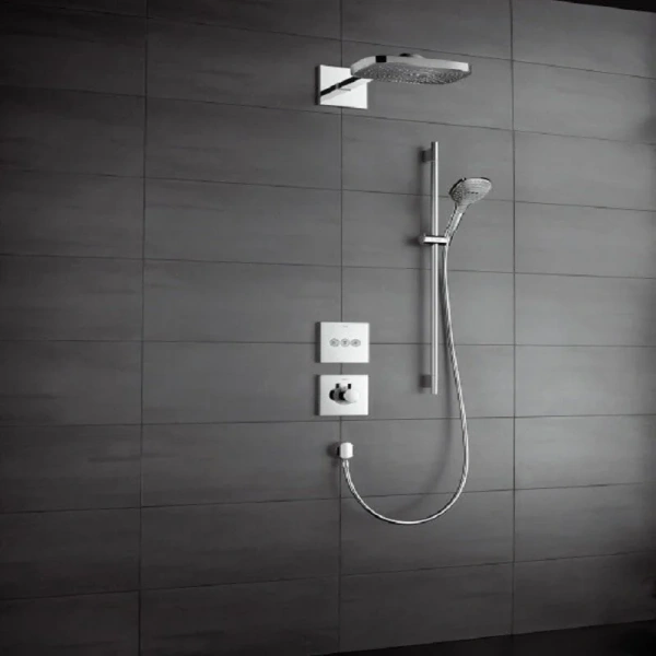 Смеситель для душа Hansgrohe ShowerSelect Highflow черный матовый, черные - фото 4