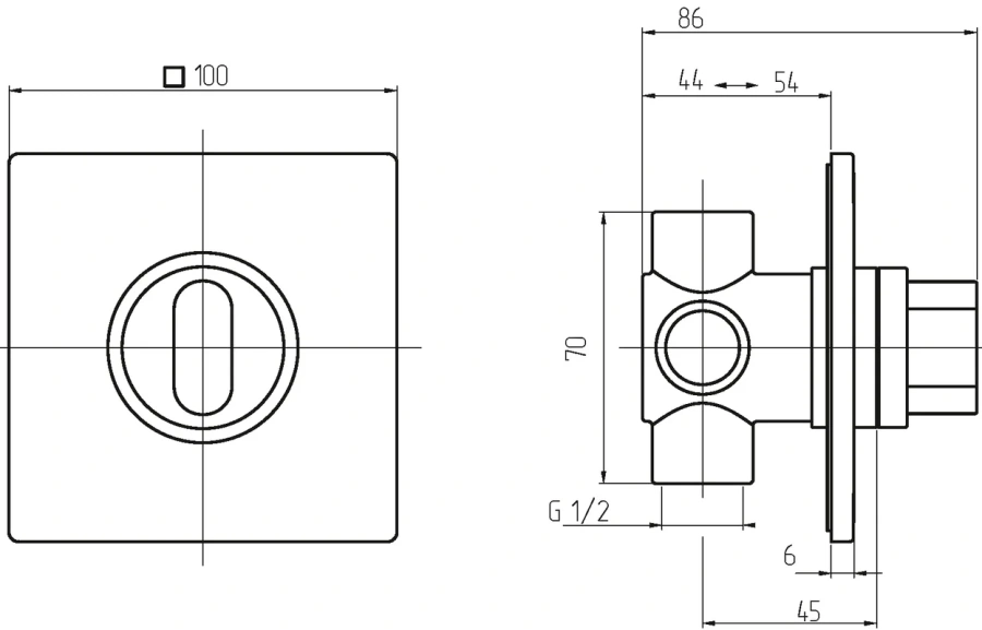 Девиатор Migliore Kvant скрытого монтажа index_2 - фото 5