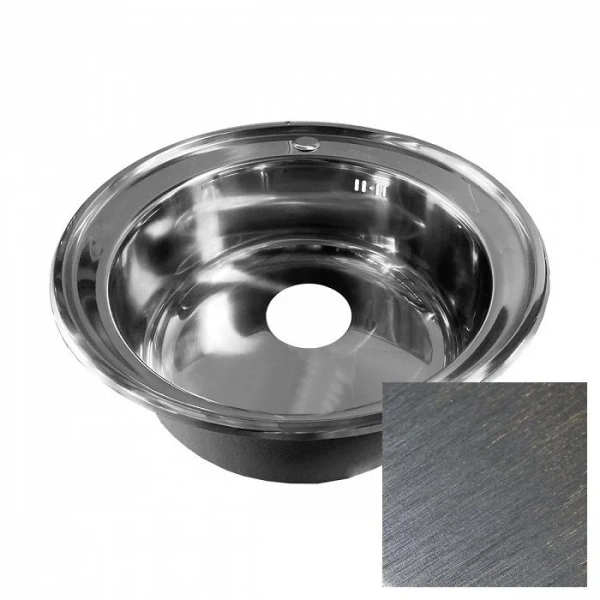 Мойка для кухни IDDIS Basic 51 см сатин - фото 1