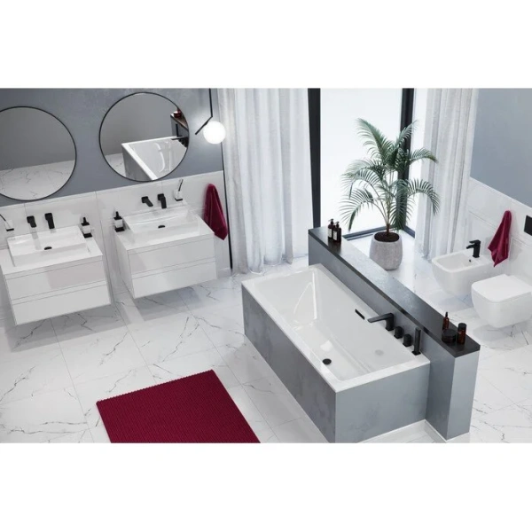 Ванна акриловая Excellent Heaven Slim 170 x 75 см, белый, WAEX.HEV17WHS - фото 2