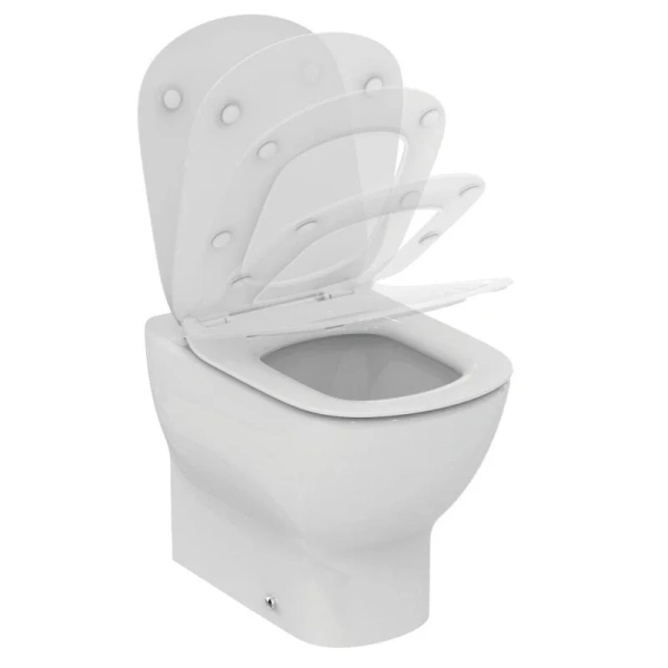 Унитаз напольный Ideal Standard Tesi белый, приставной, безободковые - фото 7