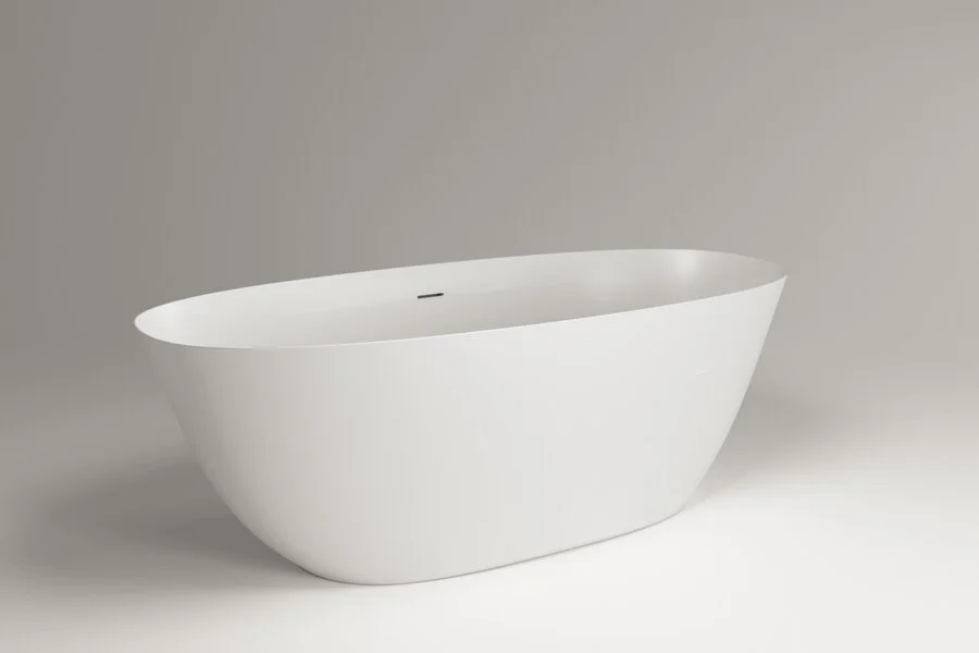 Ванна из искусственного камня Plumberia Selection Veloma, 180 х 80 см, белый матовый, VELOMA 180BO - фото 4