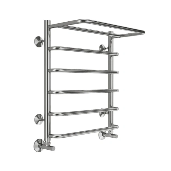 Полотенцесушитель водяной Terminus Полка П6 500x600 хром - фото 3