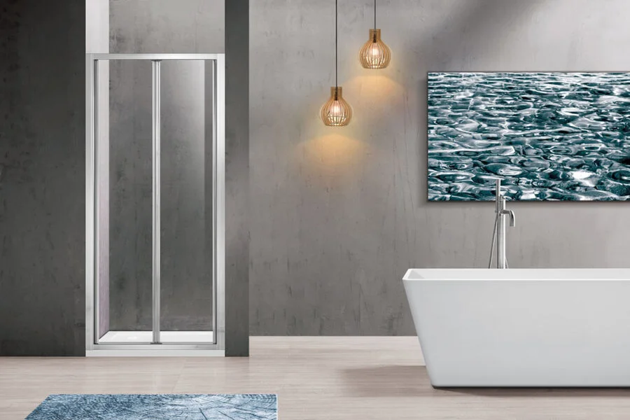 Душевая дверь в нишу Vincea Garda 80 см стекло прозрачное, 80 см - фото 3