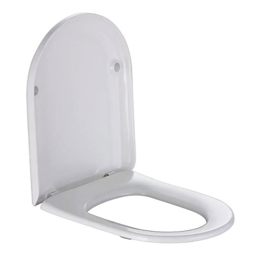 Крышка-сидение с микролифтом Villeroy & Boch Hommage ярко-белая Star White, с микролифтом - фото 2