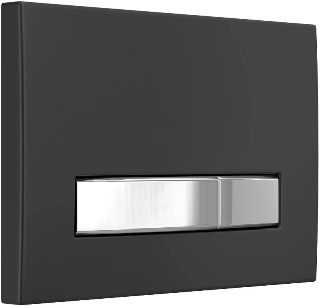 Унитаз с инсталляцией Berges Atom клавиша черная Soft Touch/хром глянец - фото 2