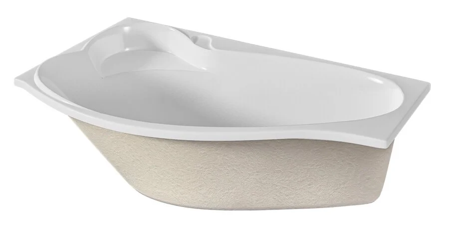 Ванна акриловая Marka One Gracia 170 x 100 см, белый, левая/правая, приставные, встраиваемые - фото 6