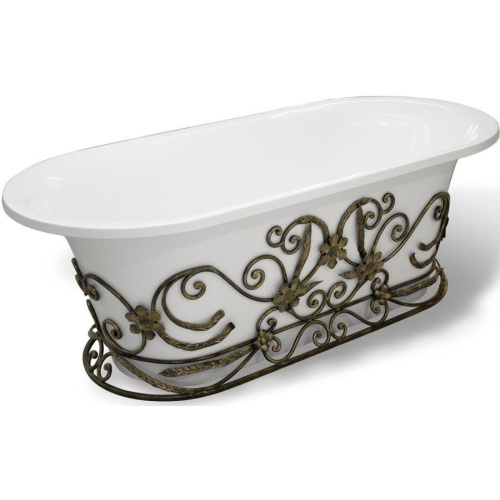 Кованая подставка для ванны Эстет Лион патина - фото 5