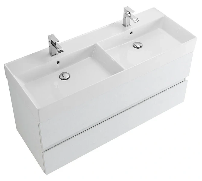 Тумба с раковиной подвесная Cezares MOLVENO 46-120-2C-SO-2 120 см с двумя ящиками - фото 4