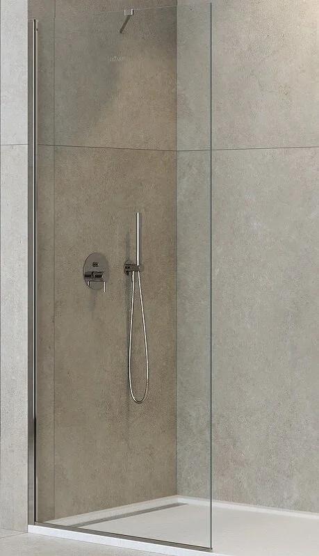 Душевая перегородка Cezares Liberta 85 см профиль хром - фото 1
