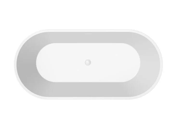 Ванна акриловая Corpa Nera Bonini CN130112, 170 х 80 см, розовый матовый, отдельностоящие - фото 7