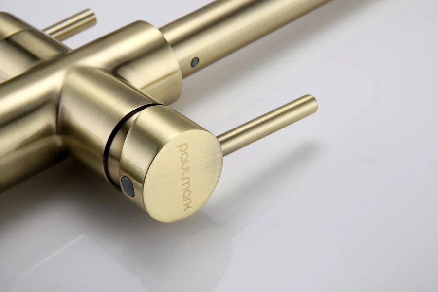 Смеситель для кухни Paulmark Lange бронза, высокие, округлая форма, для питьевой воды с фильтром - фото 5