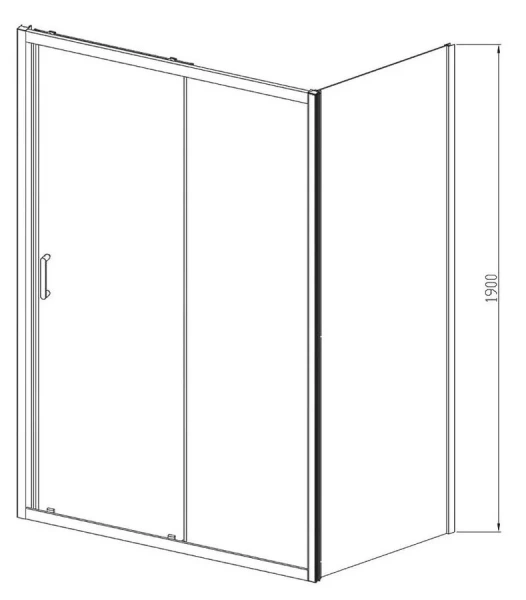 Душевой уголок Vincea Alpha VSR-3AL9014 140х90 см прямоугольный - фото 2