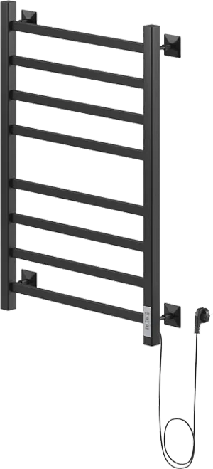 Полотенцесушитель электрический Ника STEP-1 80/40 см с терморегулятором