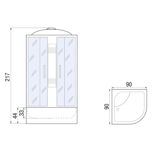 Схема, хромированный профиль, матовый профиль - фото 9