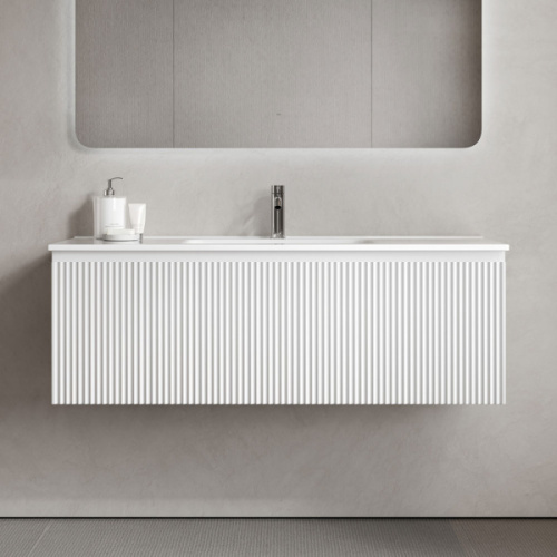 Тумба под раковину подвесная Sancos Snob R 1.0 120 см bianco - фото 3