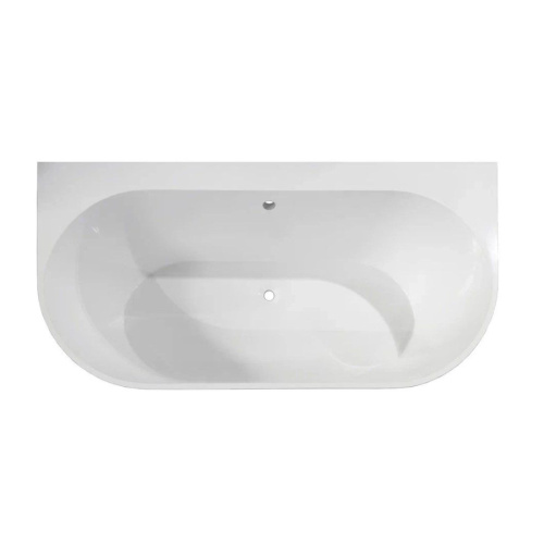 Ванна из литьевого мрамора Эстет Майами 170x85 см белая матовая - фото 4