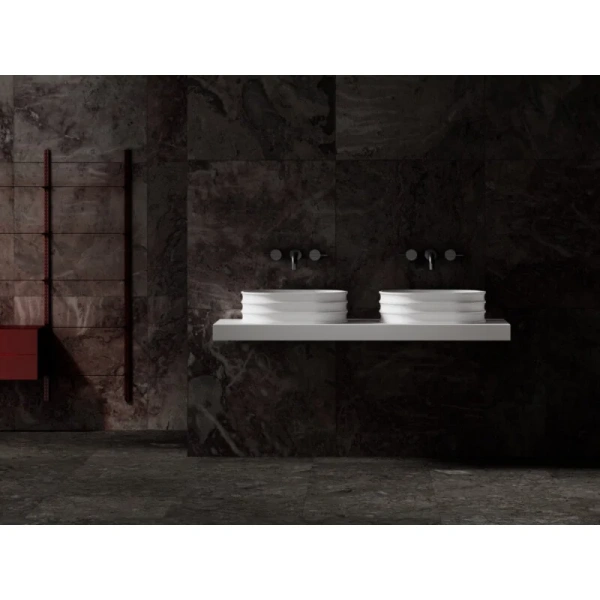 Раковина Abber Stein 56 см белая матовая, 55 см - фото 6