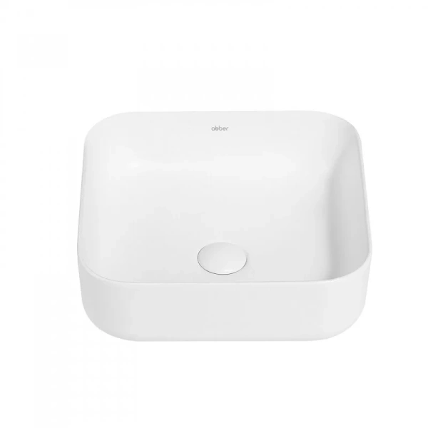 Раковина Abber Rechteck 38,5 см белая матовая, маленькие, в форме чаши, квадратная - фото 5