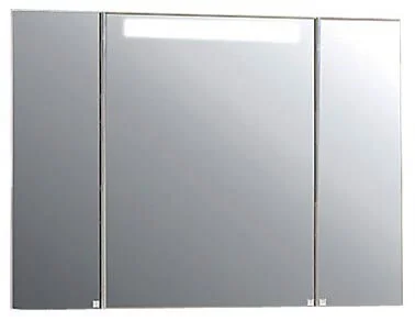 Зеркальный шкаф с подсветкой Акватон Мадрид 100 см белый глянцевый - фото 1