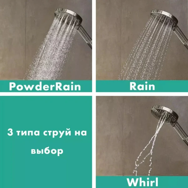 Лейка для душа Hansgrohe Raindance Select S шлифованная бронза, бронзовые - фото 3