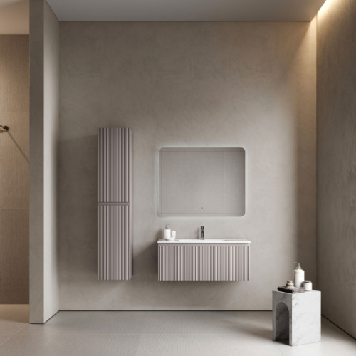 Тумба под раковину подвесная Sancos Snob R 1.0 100 см doha soft - фото 2