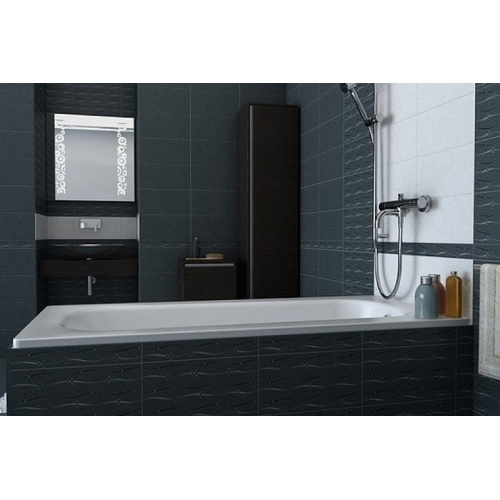 Ванна с противоскользящим покрытием Roca Continental 160х70 см, современныe, hi-tech - фото 3