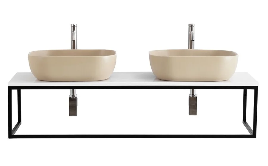 Консоль для раковины BelBagno Etna-Kraft 140 см металлическая - фото 1