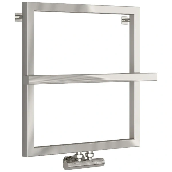 Полотенцесушитель водяной Сунержа Штиль EU50+ 53х53 см без покрытия - фото 1