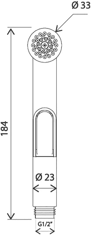 Гигиеническая лейка AM.PM с держателем - фото 2