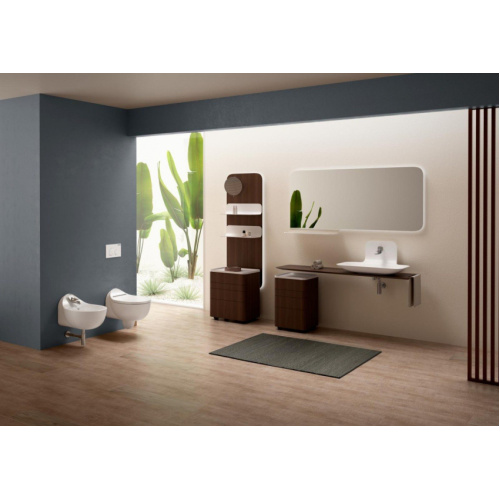 Раковина Creavit Foglia 80 см белая - фото 2