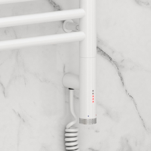 Полотенцесушитель электрический Сунержа Богема 3.0 40х80 см белый, белыe - фото 3