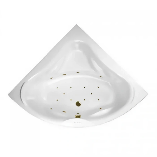 Ванна гидромассажная Excellent Konsul Relax 150 x 150 см, белый/бронза, WAEX.KON15.RELAX.BR - фото 1