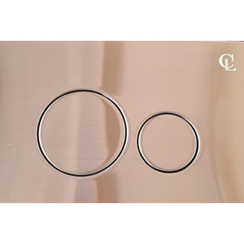 Клавиша смыва Ceramalux темная бронза - фото 1