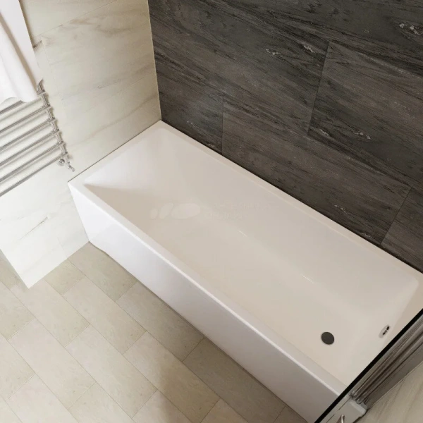 Ванна акриловая Diwo Суздаль 180 x 80 см, с каркасом, цвет белый, Щ0000046598/Щ0000048582, 180х80 - фото 4