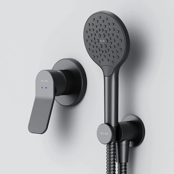 Душевой комплект Am.Pm X-Joy черный, черные - фото 3