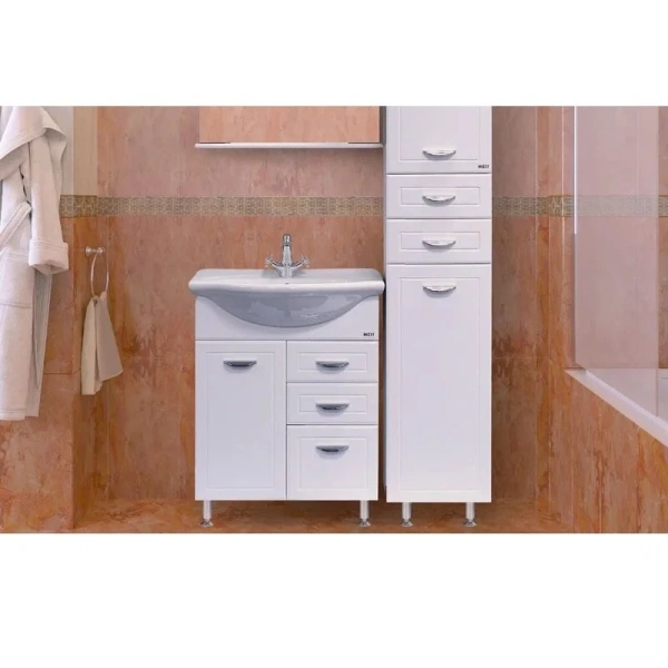 Шкаф-пенал для ванной Misty Дрея Э-Дре05035, современные, hi-tech - фото 5