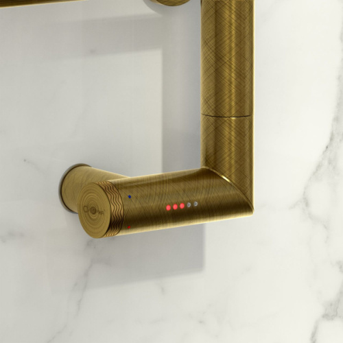 Полотенцесушитель электрический Сунержа Богема 2.0 40x60 см состаренная бронза, левый - фото 3