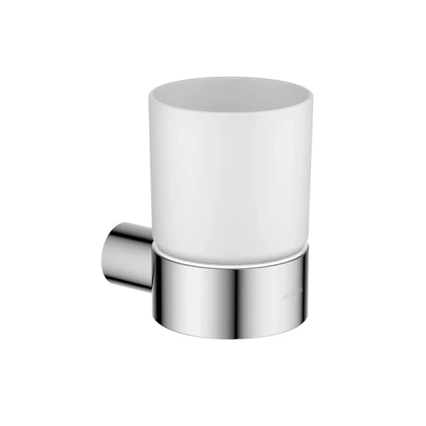 Стакан для ванной Акватек Лира хром - фото 1