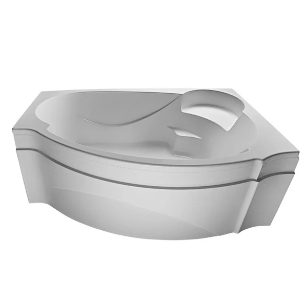 Акриловая ванна Eurolux Александрия, 170 х 110 см, белая, L/R, без гидромассажа - фото 5