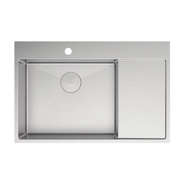 Мойка для кухни Lemark Kezadra 78 см сталь, правая - фото 1